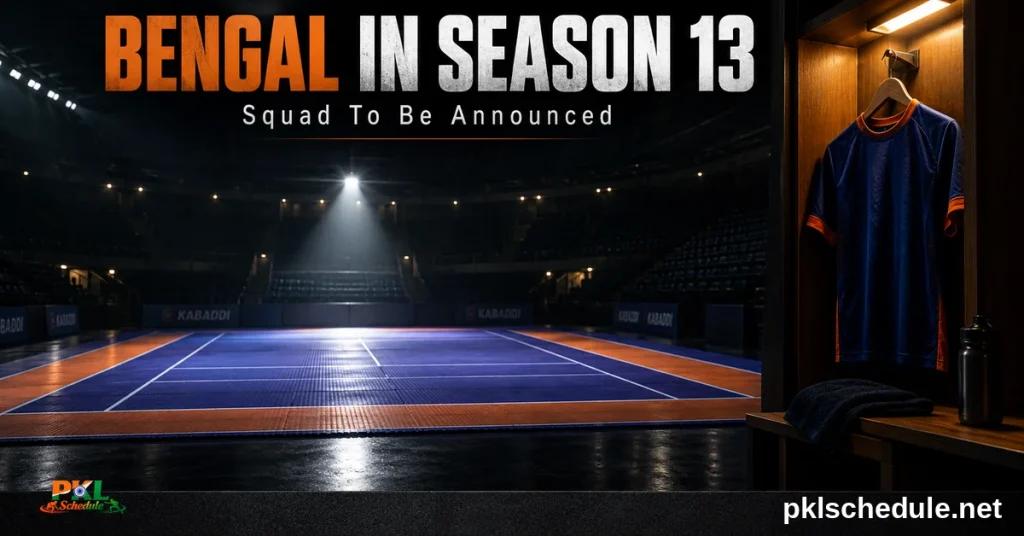 Bengal Warriorz in Season 13 — squad to be announced