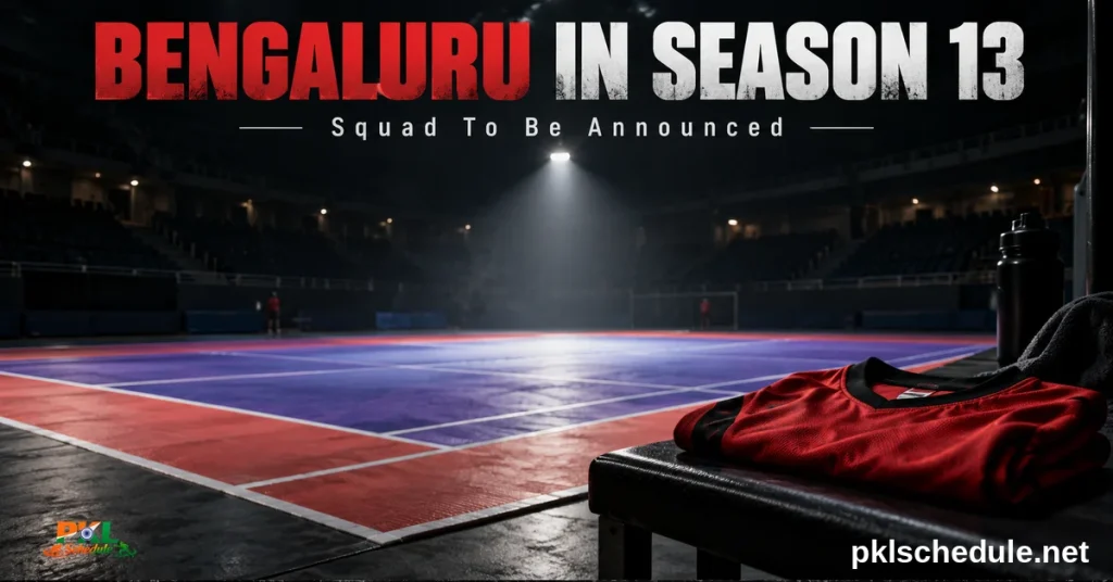 Bengaluru Bulls in Season 13 — squad to be announced