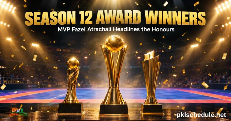 Season 12 award winners — MVP Fazel Atrachali headlines the honours