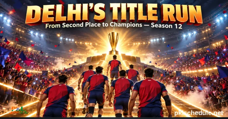 Dabang Delhi title run — from second place to Season 12 champions