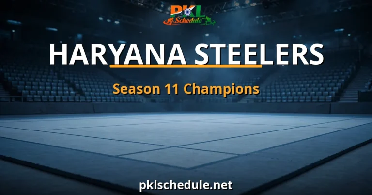 haryana steelers title — Haryana Steelers Season 11 championship win against Patna Pirates