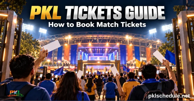 PKL tickets guide — how to book match tickets