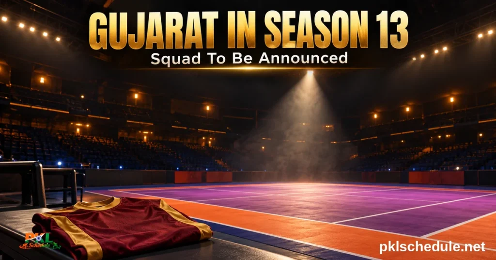 Gujarat Giants in Season 13 — squad to be announced