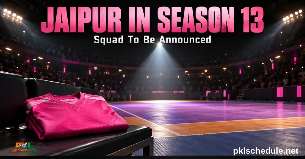 Jaipur Pink Panthers in Season 13 — squad to be announced